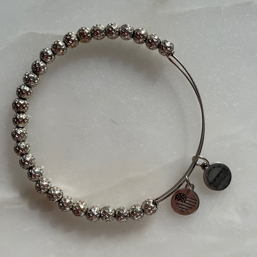 Silver Alex and Ani bracelet